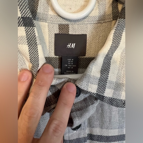 H&M Heavyweight Flannel Overshirt - Picture 2 of 5